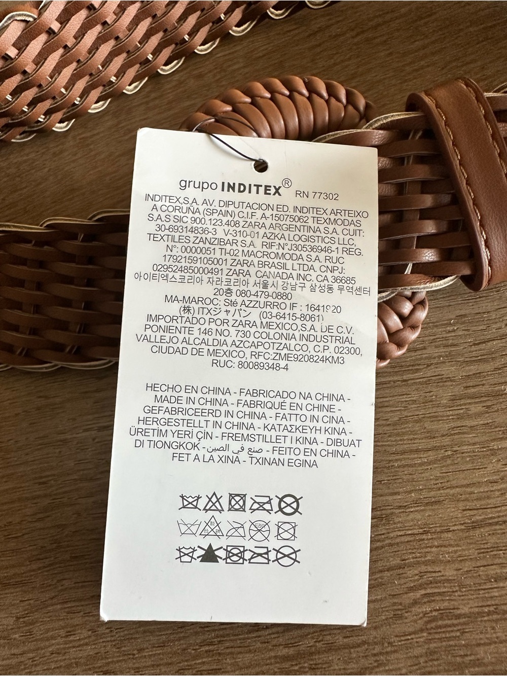 Zara Braided Round-Buckle Belt - Picture 6 of 7